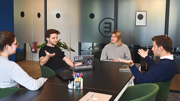 Team working together